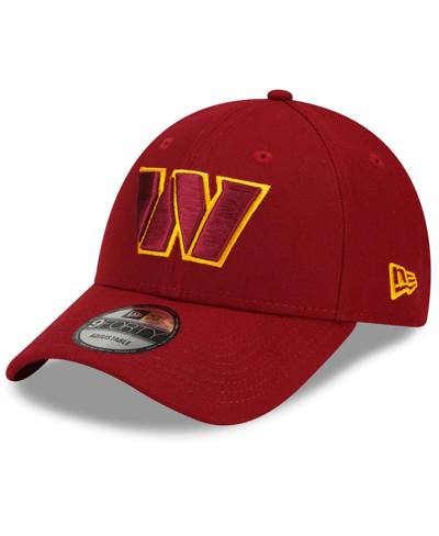 Shop New Era Men's  Burgundy Washington Commanders The League 9forty Adjustable Hat