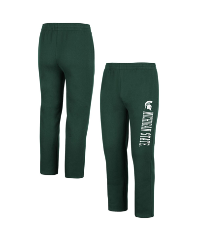 Shop Colosseum Men's  Green Michigan State Spartans Fleece Pants