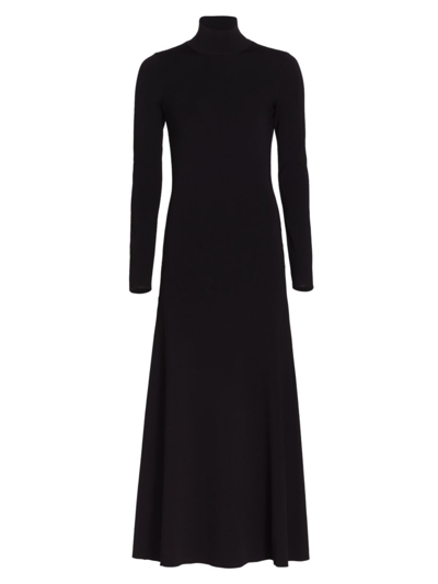 Shop Victoria Beckham Women's Open Back Maxi Dress In Black