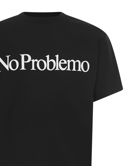 Shop Aries No Problemo T-shirt In Black
