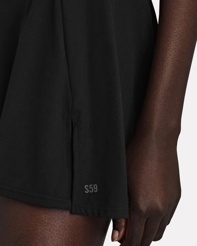 Shop Splits59 Venus Jersey Mini Skirt In Black