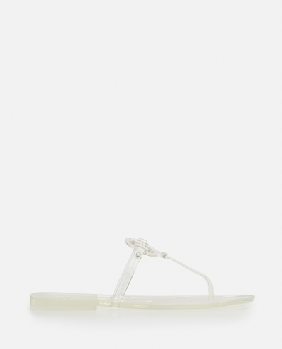 Shop Tory Burch Mini Miller Flat Thong In White