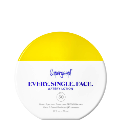 Shop Supergoop Every. Single. Face. Watery Lotion Spf50 30ml