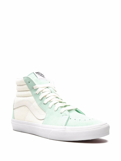 Shop Vans Sk8-hi Sneakers In Nude