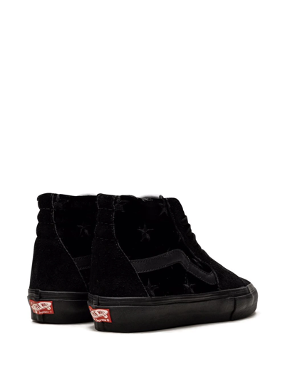 Shop Vans Sk8-hi Supreme "velvet Pack Black" Sneakers