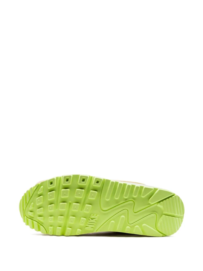 Nike Air Max 90 "sesame/barely Volt" Sneakers In Brown