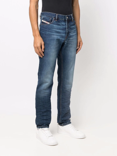 Shop Diesel 1955 Straight-leg Jeans In Blau