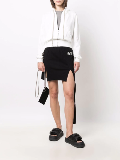 Shop Rick Owens Drkshdw Graphic-print Skirt In Schwarz