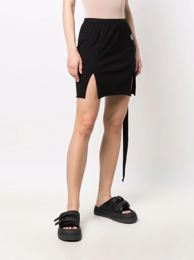 Shop Rick Owens Drkshdw Graphic-print Skirt In Schwarz