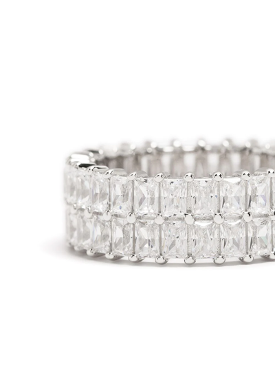 Shop Apm Monaco Crystal-embellished Ring In Silber