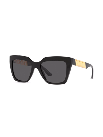 Versace Eyewear Square Frame Sunglasses In Grau