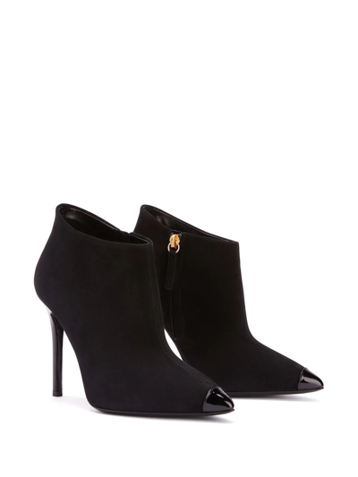 Giuseppe Zanotti Pointed-toe Ankle Boots In Schwarz