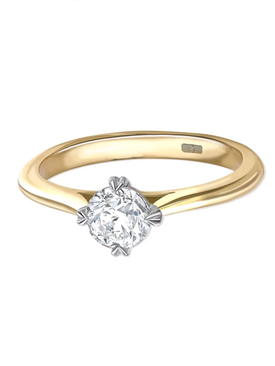 18kt yellow gold Windsor diamond ring