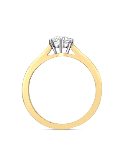 Shop Pragnell 18kt Yellow Gold Windsor Diamond Ring