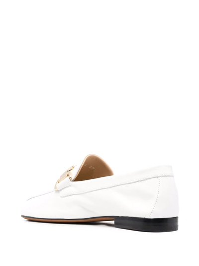 Shop Doucal's Horsebit-detail Loafers In Weiss