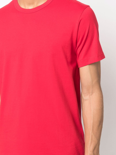 Shop Comme Des Garçons Shirt Logo-print Short-sleeve T-shirt In Schwarz