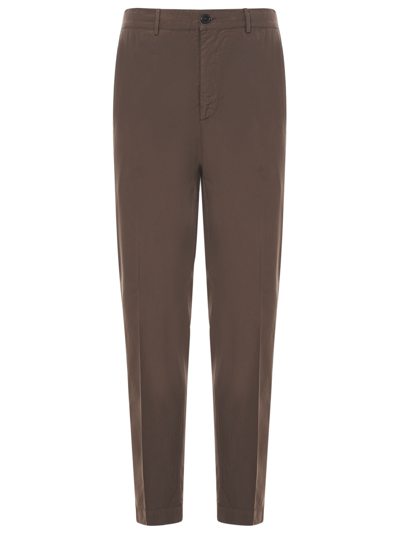 Shop Grifoni Trousers In Brown
