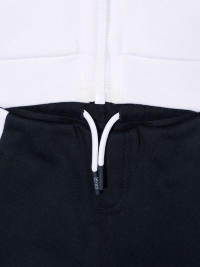 Bosswear Logo-print Cotton Tracksuit Set In Blue