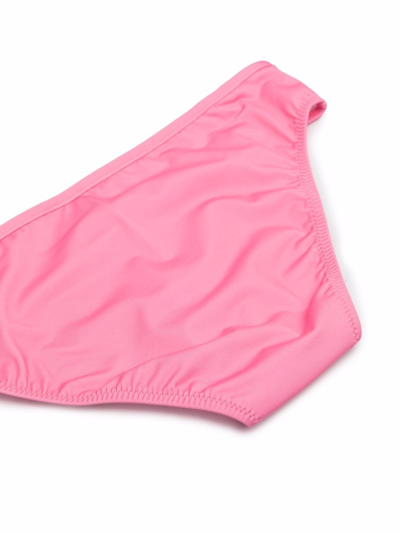 Shop Gcds Teen Heart Logo Bikini In Pink