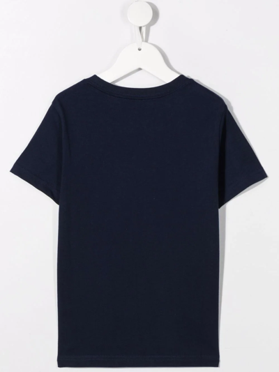Polo Ralph Lauren Teen Embroidered Logo T-shirt In Blue