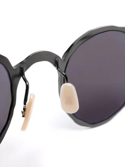 Masahiromaruyama Mm0064 Round-frame Sunglasses In Schwarz