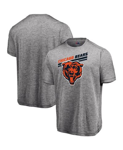 Shop Majestic Men's  Gray Chicago Bears Showtime Pro Grade Cool Base T-shirt