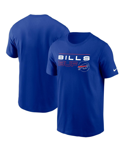 Shop Nike Men's  Royal Buffalo Bills Broadcast Essential T-shirt
