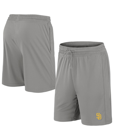 Shop Fanatics Men's  Gray San Diego Padres Iconic Break It Loose Shorts