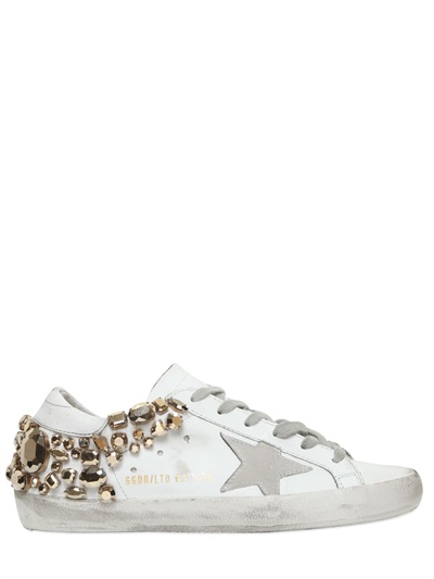 golden goose rhinestone sneakers