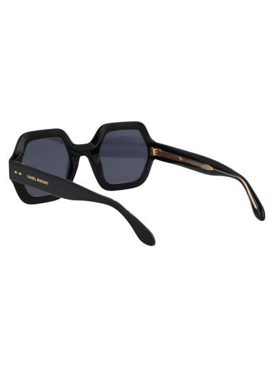 Shop Isabel Marant Sunglasses In 2m2ir Black Gold