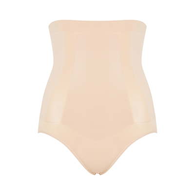 Shop Spanx Oncore High-waisted Briefs In Nude