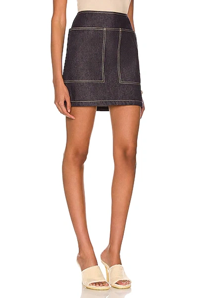 Shop Max Mara Vivetta Mini Skirt In Ultramarine