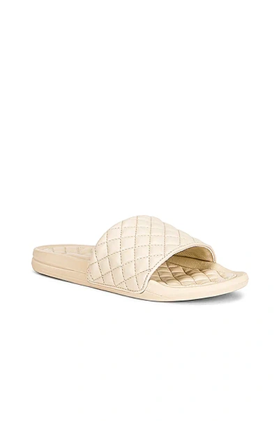 Shop Apl Athletic Propulsion Labs Lusso Slide Sandal In Parchment