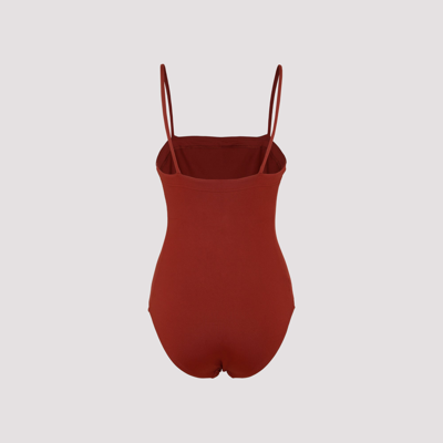 Shop Eres Aquarelle One-piece Swimsuit Swimwear In Red