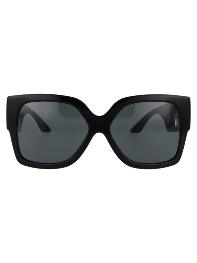 Shop Versace Eyewear 0ve4402 Sunglasses In Gb1/87 Black