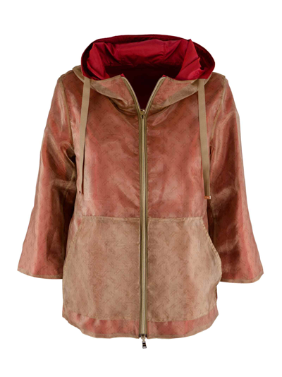 Herno Monogram Jacket In Sand