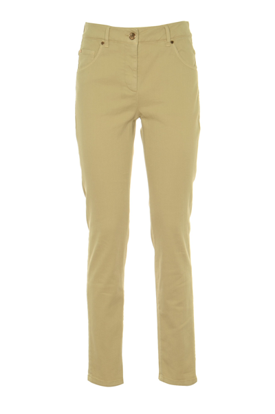 Shop Brunello Cucinelli Classic Fitted Jeans In Bleached Sand