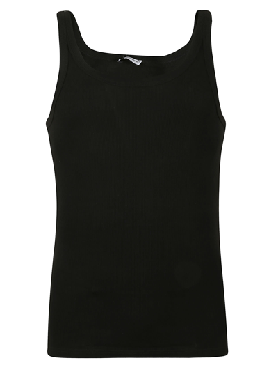 Shop Dolce & Gabbana Sicily Rib Tank Top In Black