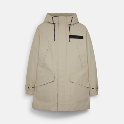 water genoeg Orthodox Coach Outlet Layer Parka In Beige | ModeSens