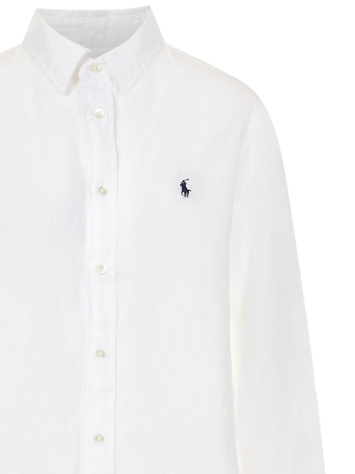 Shop Polo Ralph Lauren Shirt <br> In White