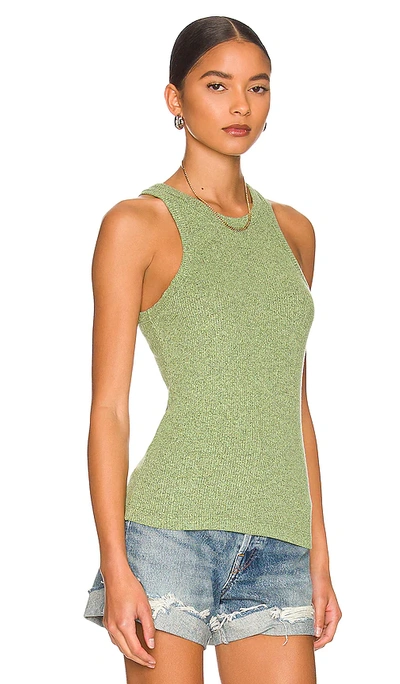 Shop Agolde Bailey Tank In Sage