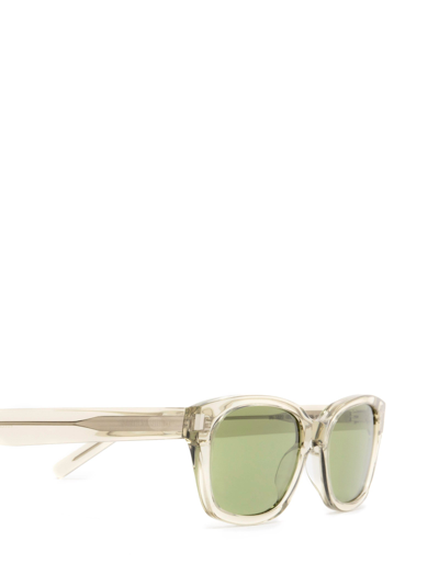 Shop Saint Laurent Eyewear Sunglasses In Green