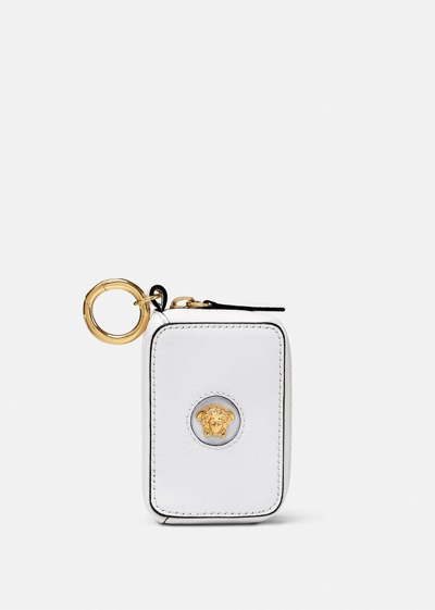 Shop Versace La Medusa Keyring Pouch, Female, White, One Size