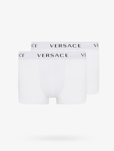 Shop Versace Slip In White