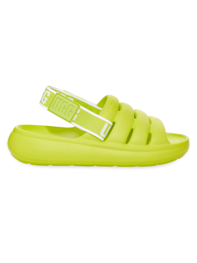 Shop Ugg Women's Sport Yeah Slingback Sandals In Key Lime