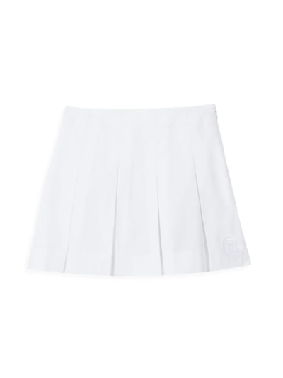 Shop Burberry Little Girl's & Girl's Gaya Skirt In White