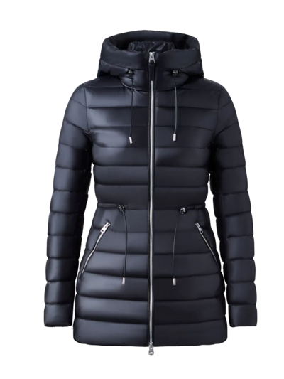 Mackage Ivy Sateen Lightweight Down Jacket In Black | ModeSens