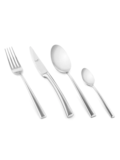 Shop Mepra Lorena 24-piece Cutlery Set In Stainless Steel