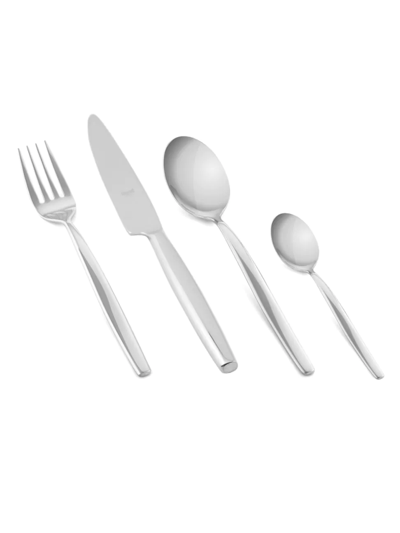 Shop Mepra Sassonia 24-piece Cutlery Set In Stainless Steel