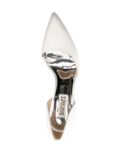 badgley mischka ozara glitter pumps